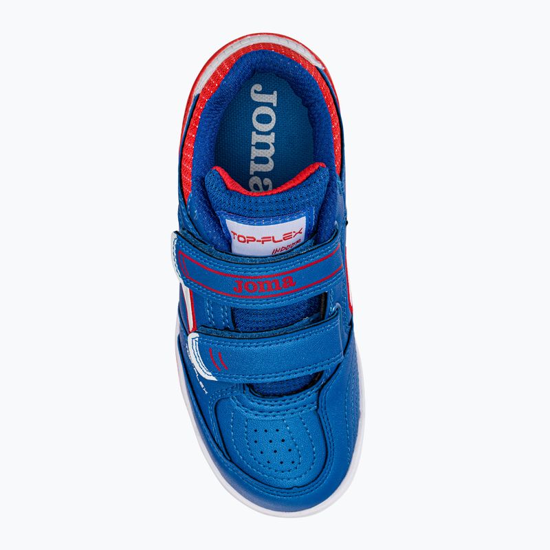Scarpe da calcio per bambini Joma Top Flex IN royal/red 6