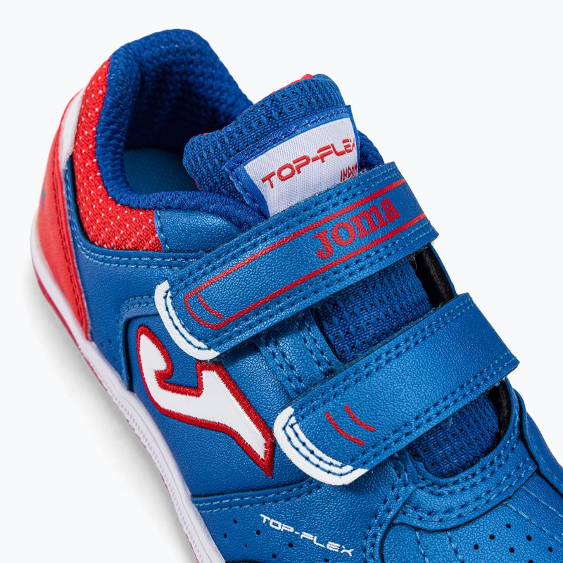 Scarpe da calcio per bambini Joma Top Flex IN royal/red 8