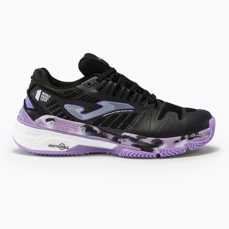 Scarpe da paddle da donna Joma Slam Lady P nero/viola 8