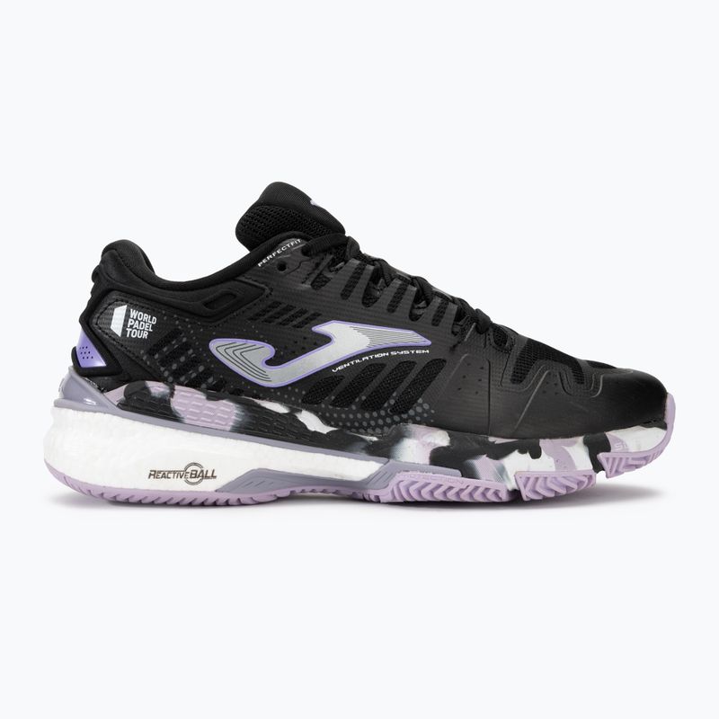 Scarpe da paddle da donna Joma Slam Lady P nero/viola 2