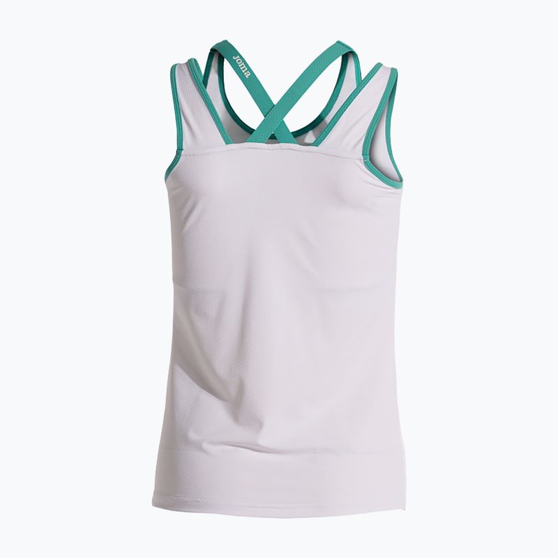 Maglietta da tennis donna Joma Smash Tank Top turchese 2