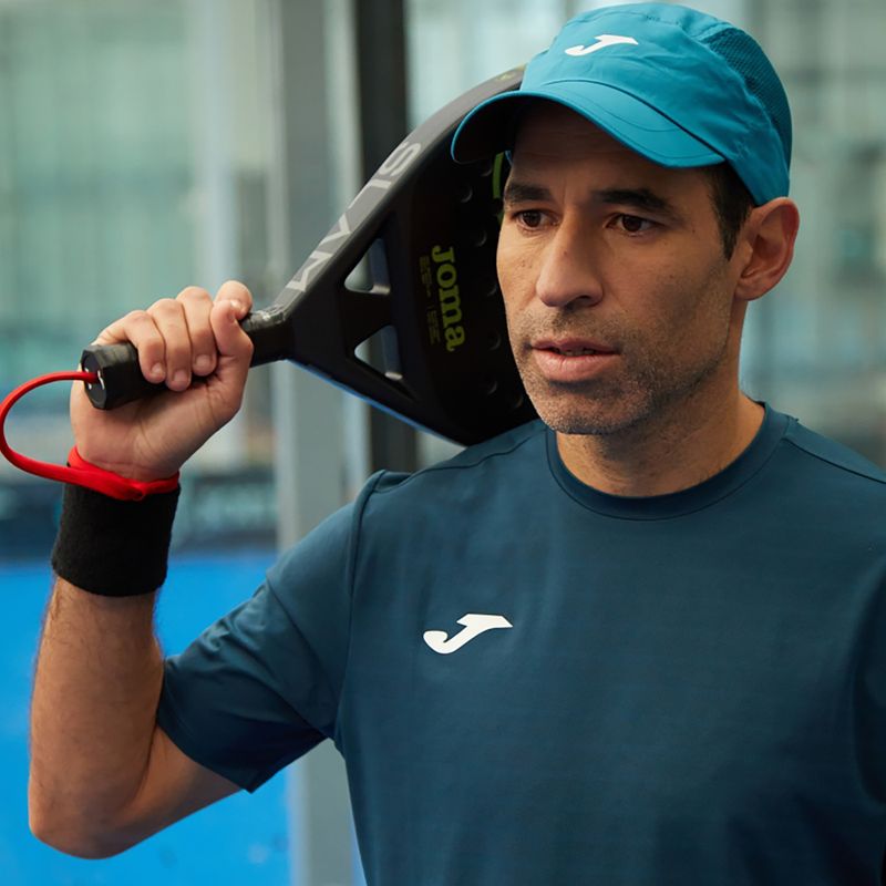 Camicia da tennis da uomo Joma Torneo blu navy 4