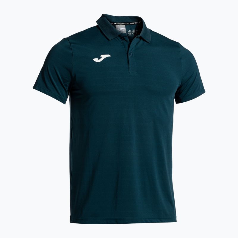 Polo da tennis da uomo Joma Torneo blu navy 3