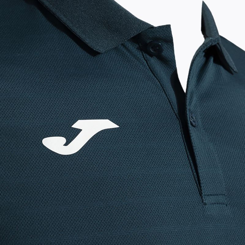 Polo da tennis da uomo Joma Torneo blu navy 4