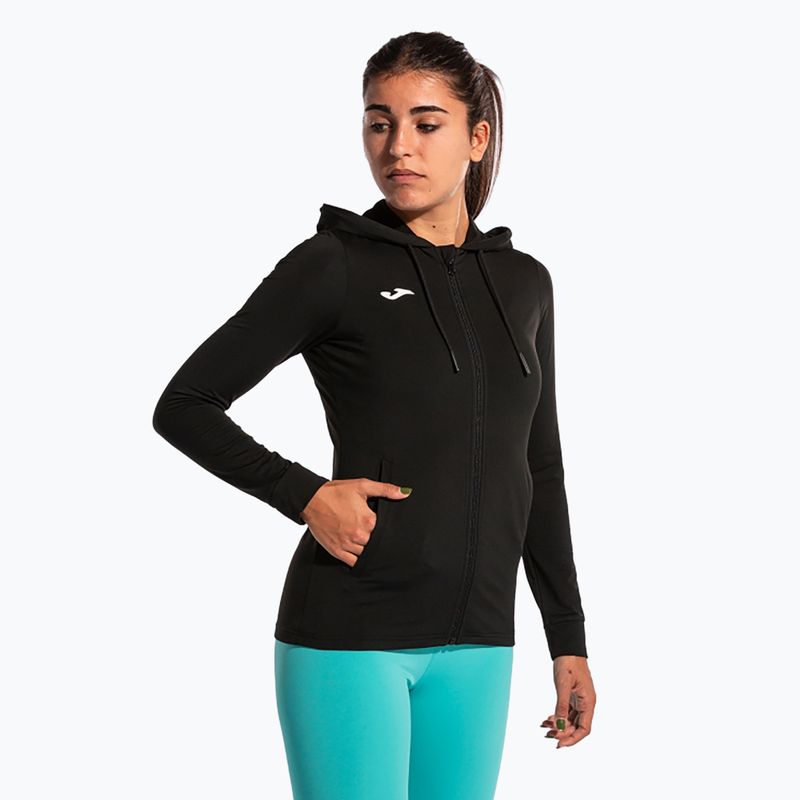 Felpa da tennis da donna Joma Sculpture II Zip-Up Hoodie nero 6