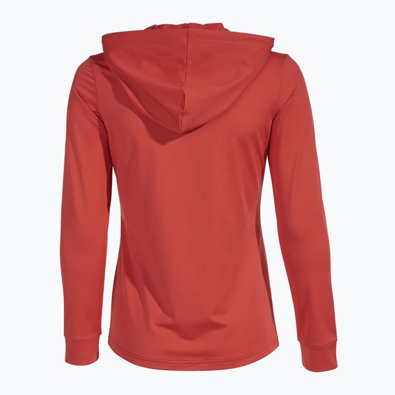 Felpa tennis donna Joma Sculpture II Zip-Up Hoodie rosso 7