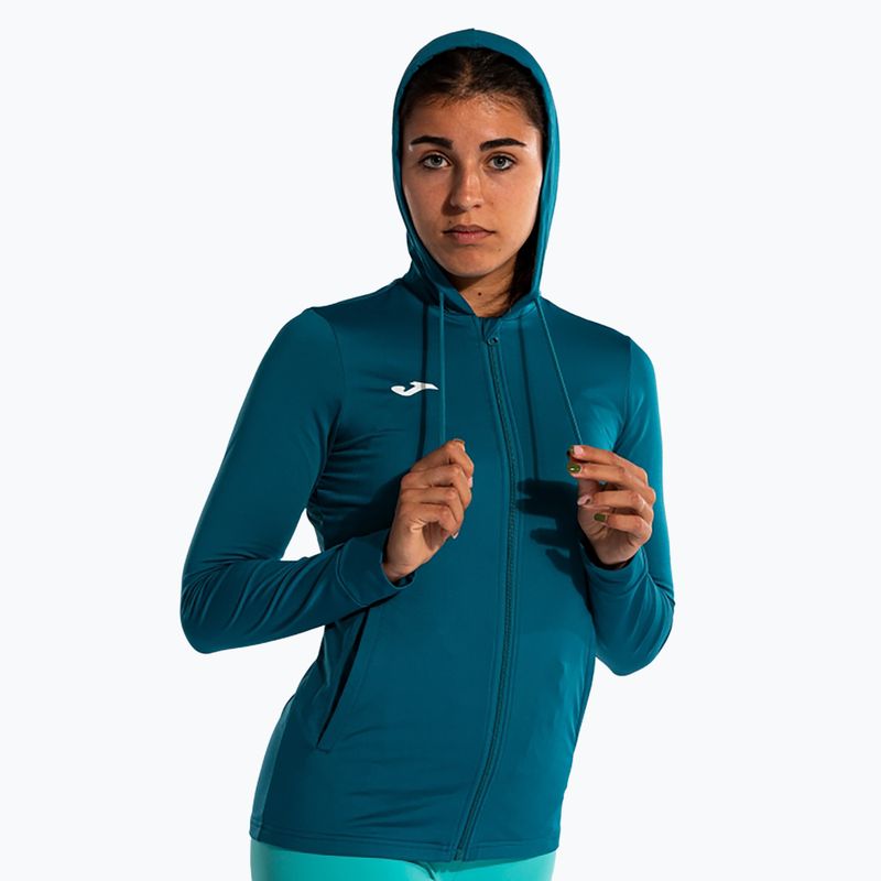 Felpa da tennis da donna Joma Sculpture II Zip-Up Hoodie verde 7