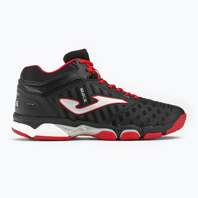 Scarpe da pallavolo da uomo Joma V.Block nero/rosso 2