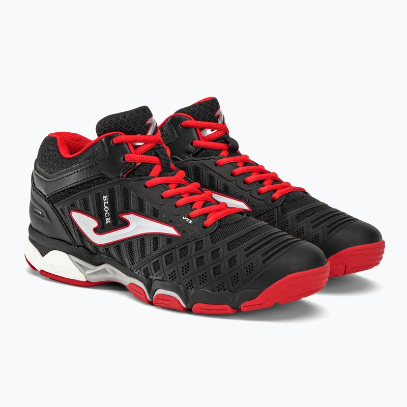 Scarpe da pallavolo da uomo Joma V.Block nero/rosso 4