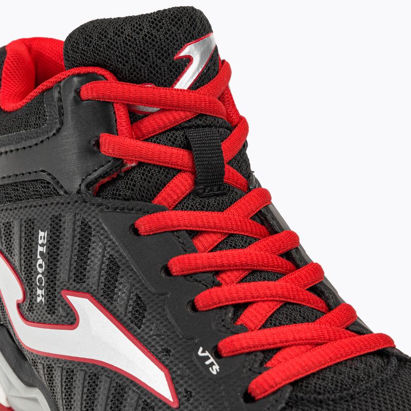 Scarpe da pallavolo da uomo Joma V.Block nero/rosso 8