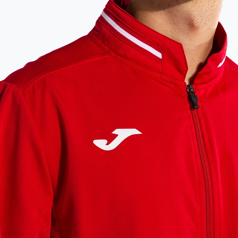 Tuta da tennis Joma Montreal rosso/nera da uomo 6