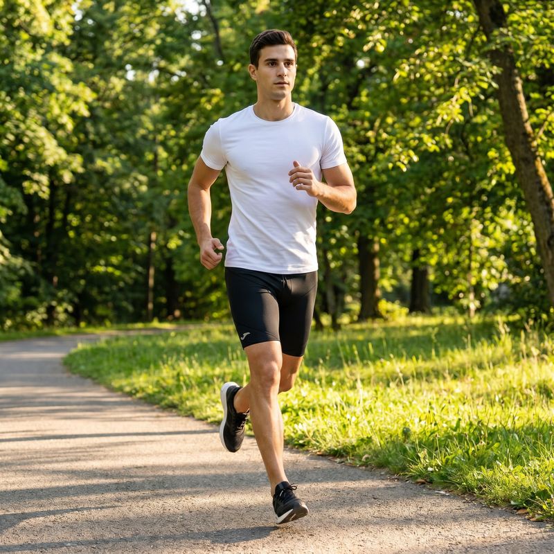 Calzamaglia corta Joma R-Trail Nature da uomo, nero 15