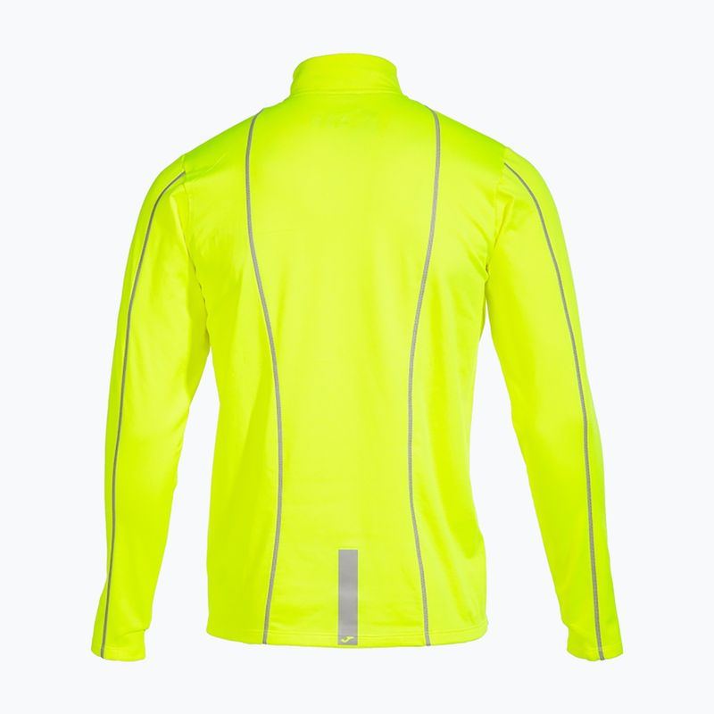 Felpa da running Joma R-Trail Nature fluor giallo uomo 2