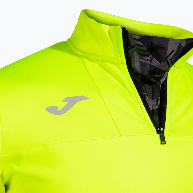 Felpa da running Joma R-Trail Nature fluor giallo uomo 4