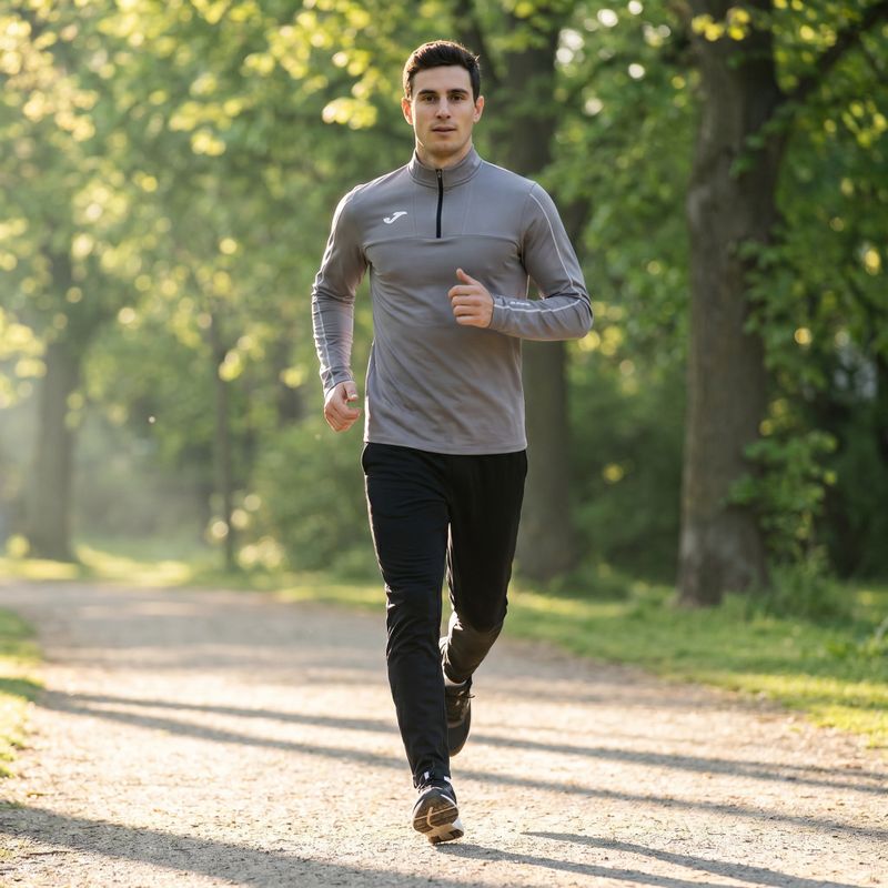 Felpa da running Joma R-Trail Nature grigio uomo 13