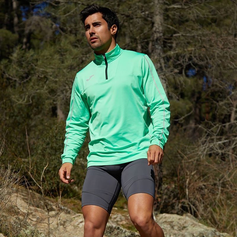 Felpa da running Joma R-Trail Nature verde uomo 9