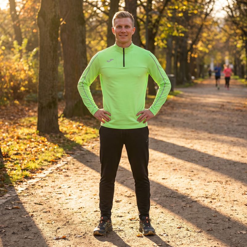 Felpa da running Joma R-Trail Nature verde uomo 14