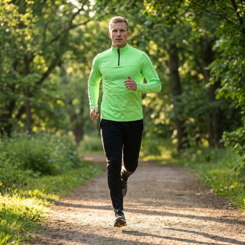 Felpa da running Joma R-Trail Nature verde uomo 15