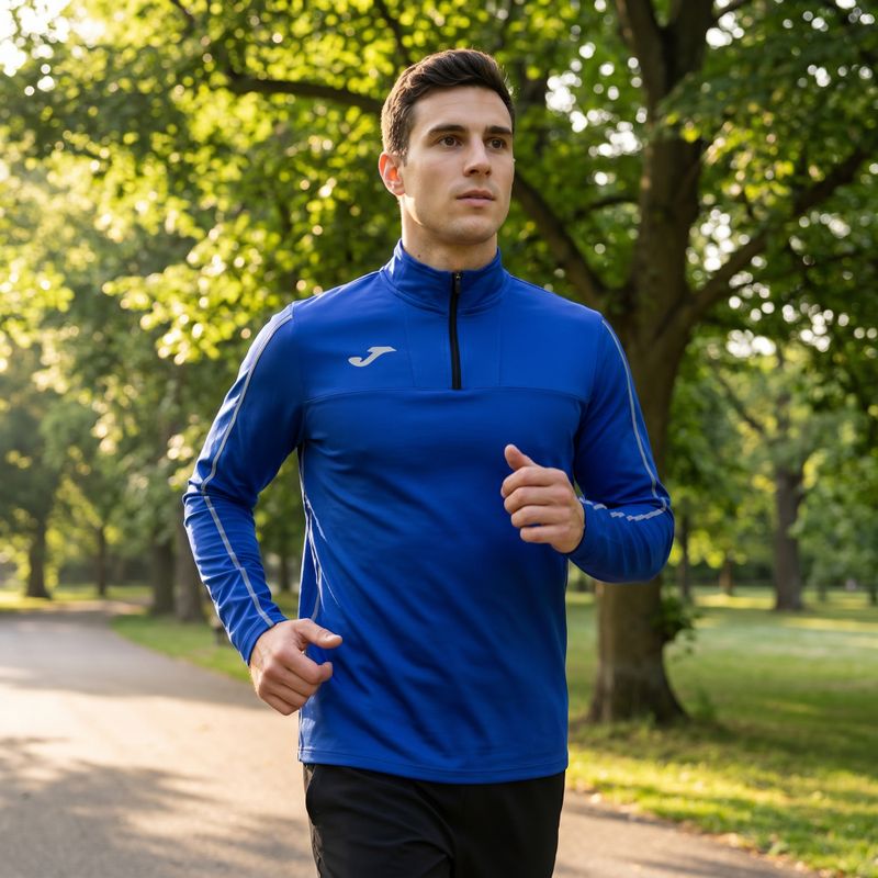 Felpa da corsa Joma R-Trail Nature royal da uomo 10