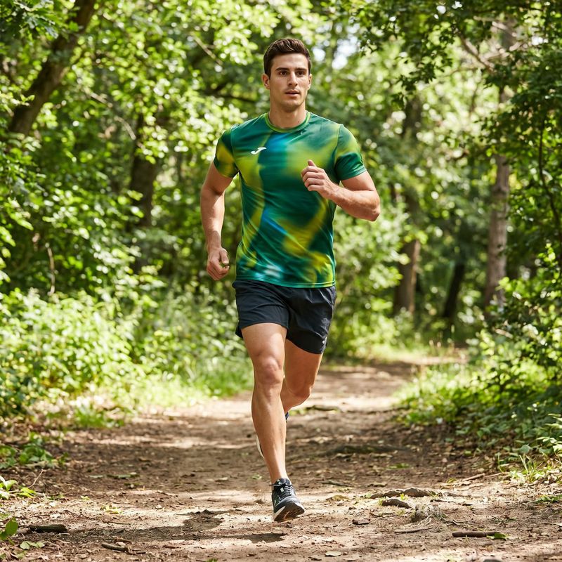 Maglia da corsa Joma R-Trail Nature verde da uomo 9