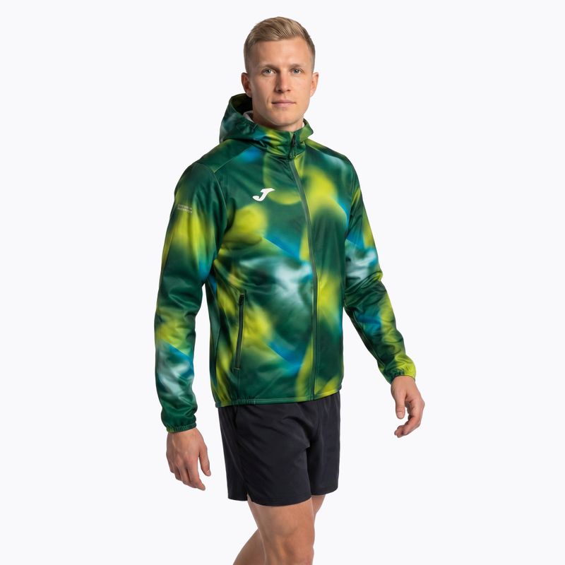 Giacca da corsa Joma R-Trail Nature Raincoat uomo verde 103218 2