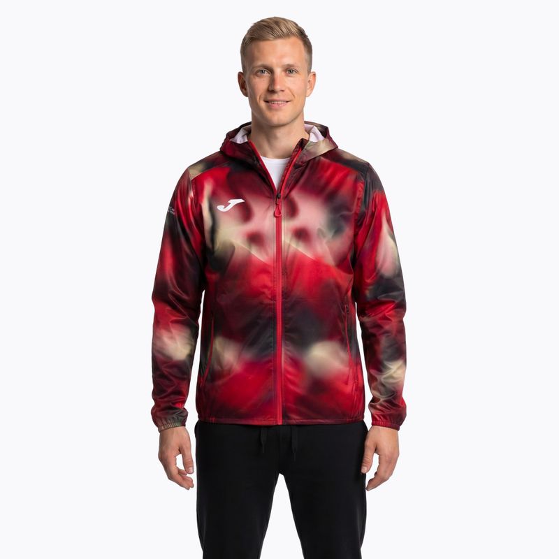 Giacca da corsa Joma R-Trail Nature Raincoat uomo rosso