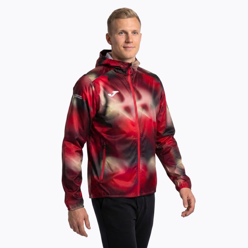 Giacca da corsa Joma R-Trail Nature Raincoat uomo rosso 2
