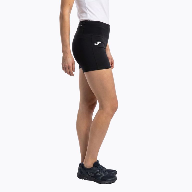Pantaloncini da corsa Joma R-Trail Nature da donna, nero 3