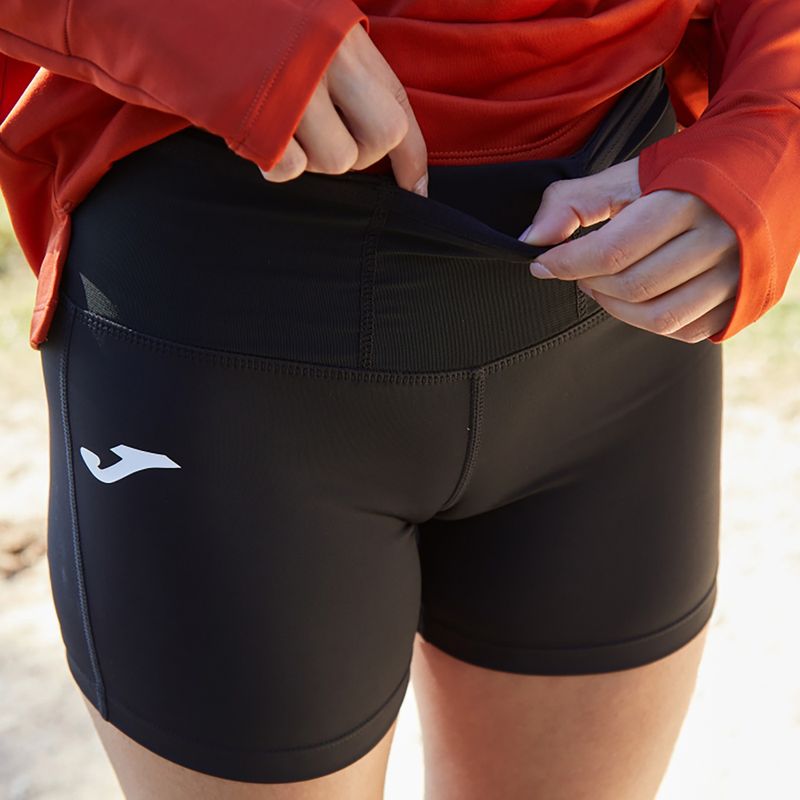 Pantaloncini da corsa Joma R-Trail Nature da donna, nero 9
