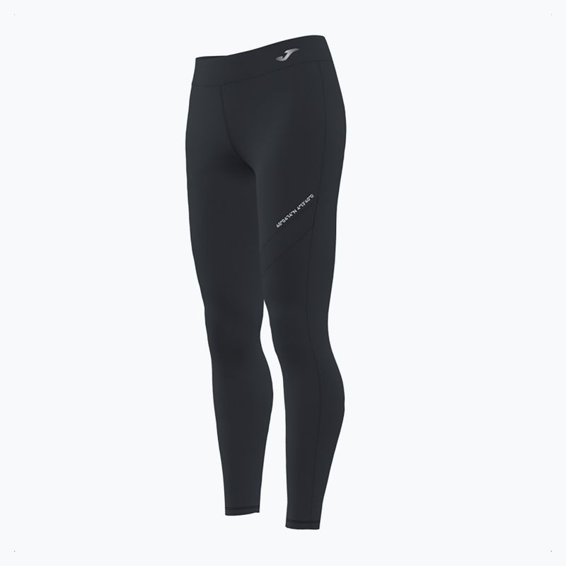 Leggings da corsa da donna Joma R-Nature Long Tights nero 6