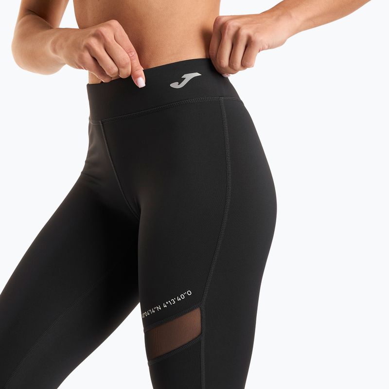 Leggings da corsa da donna Joma R-Nature Long Tights nero 3