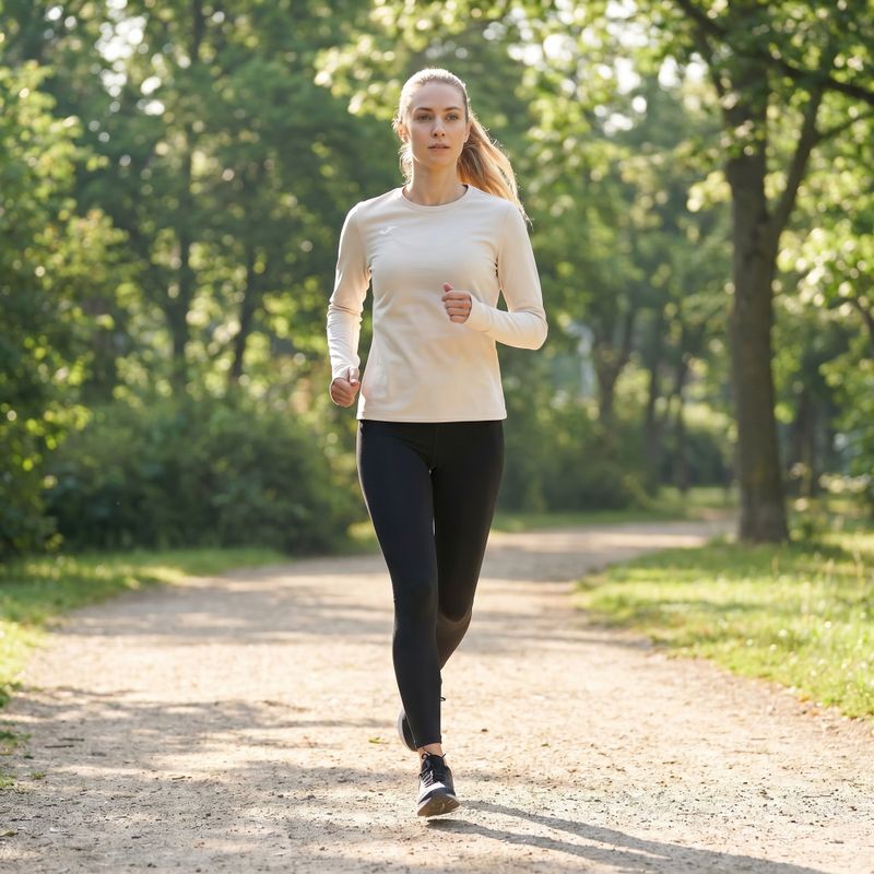 Felpa running donna Joma R-Nature beige 12
