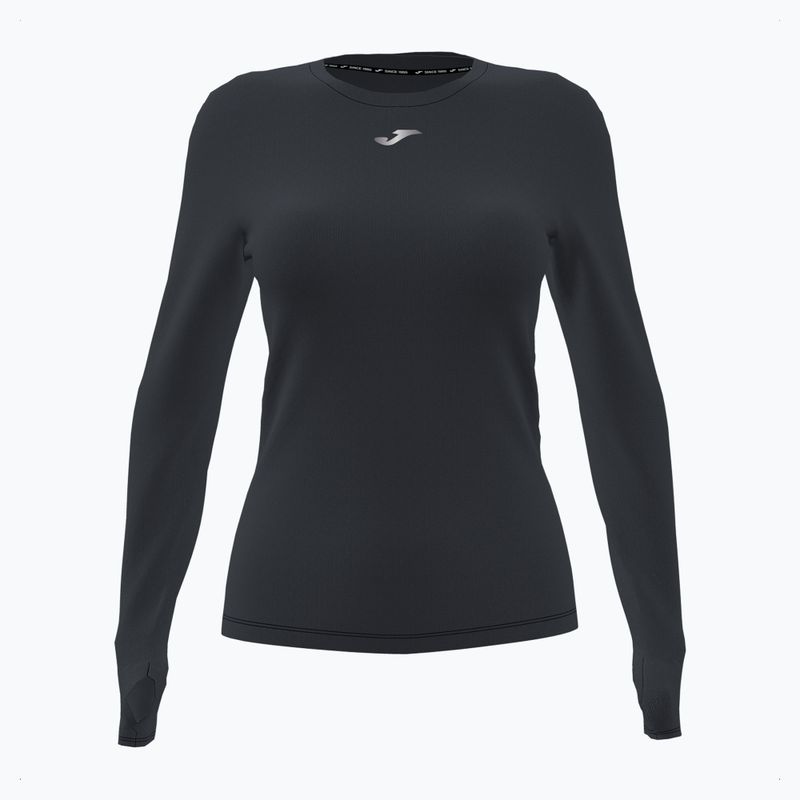 Maniche lunghe da corsa da donna Joma R-Nature nero 5