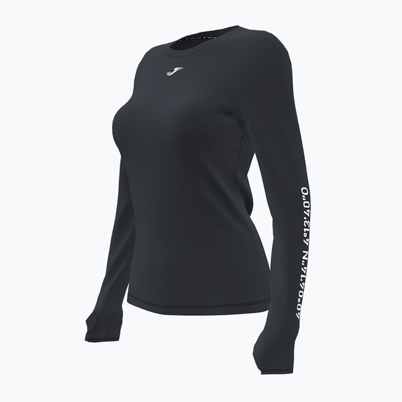 Maniche lunghe da corsa da donna Joma R-Nature nero 6