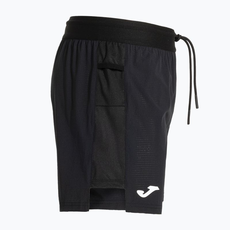 Pantaloncini da corsa Joma R-City da uomo, nero 3