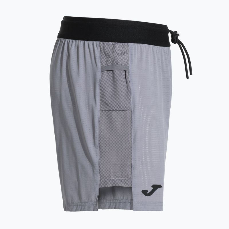 Pantaloncini da corsa Joma R-City grigio uomo 3