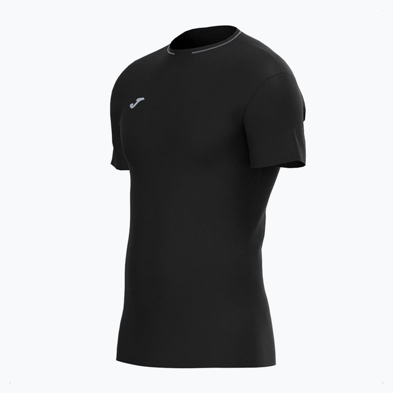 Maglia da running Joma R-City Slim da uomo, nero 2