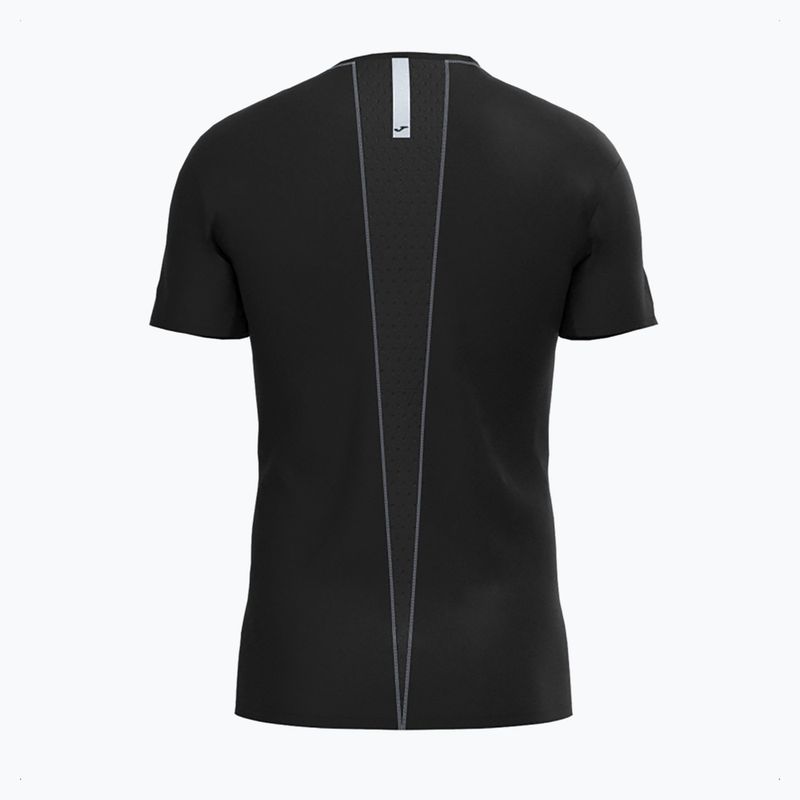 Maglia da running Joma R-City Slim da uomo, nero 3