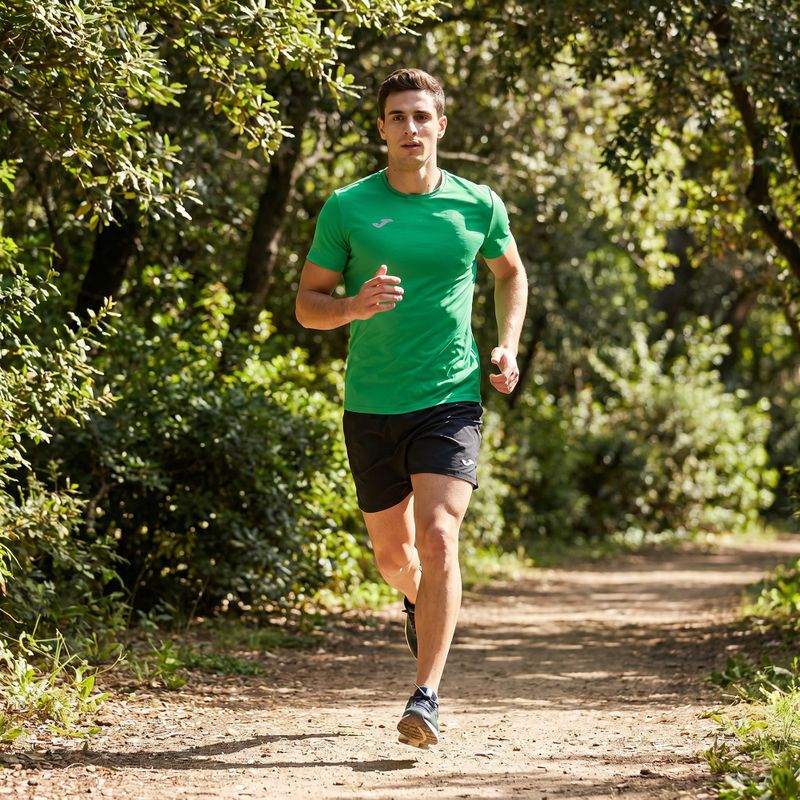 Maglia da corsa Joma R-City Slim verde da uomo 6