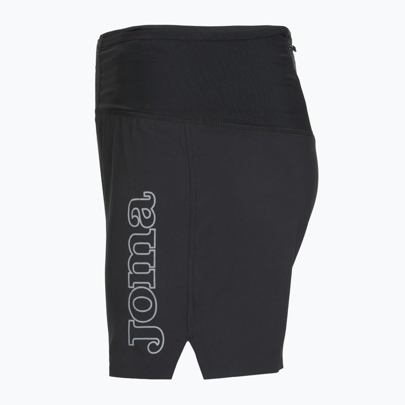 Pantaloncini da corsa Joma R-Night da uomo, nero 4