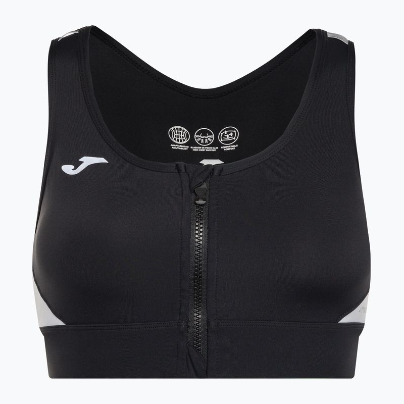 Top da corsa da donna Joma R-Night Sport nero/bianco
