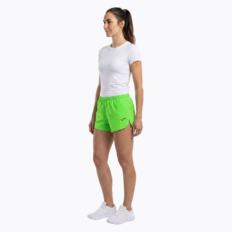 Pantaloncini da corsa Joma Olimpia fluor verde 3