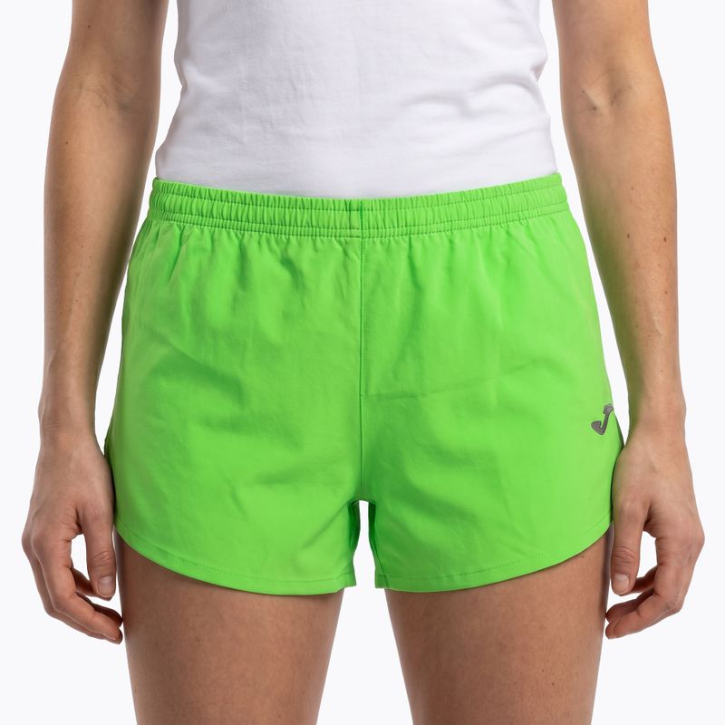 Pantaloncini da corsa Joma Olimpia fluor verde 4