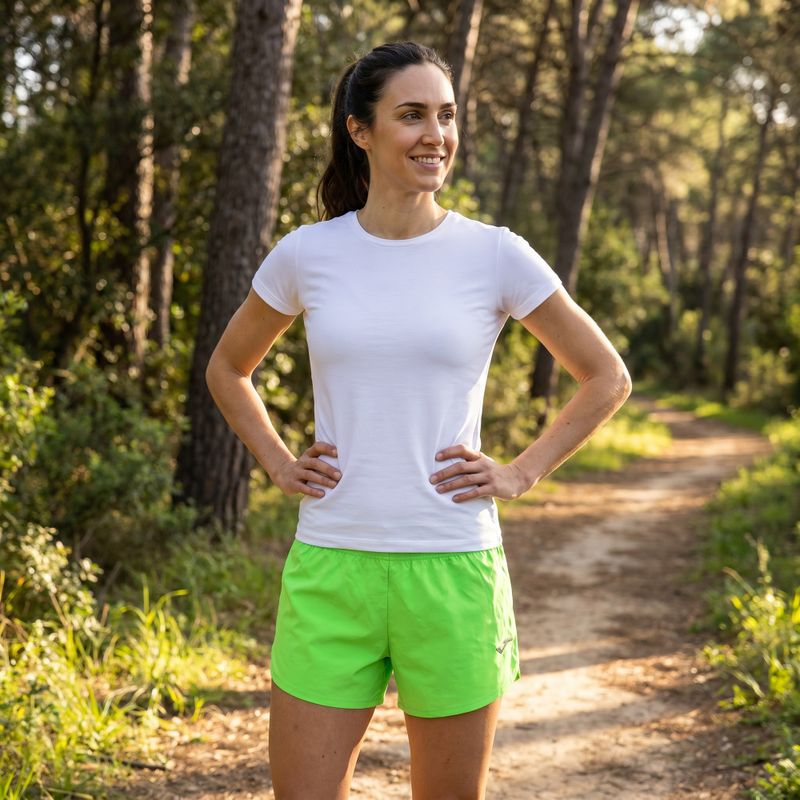 Pantaloncini da corsa Joma Olimpia fluor verde 10