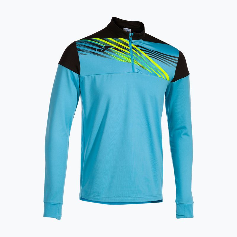 Felpa da corsa Joma Elite X fluor turchese/nera da uomo 6