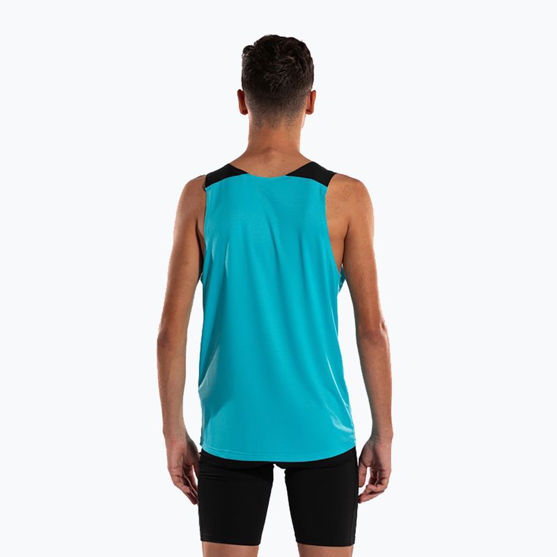 Canotta da corsa Joma Elite X SL fluor turchese/nera da uomo 4