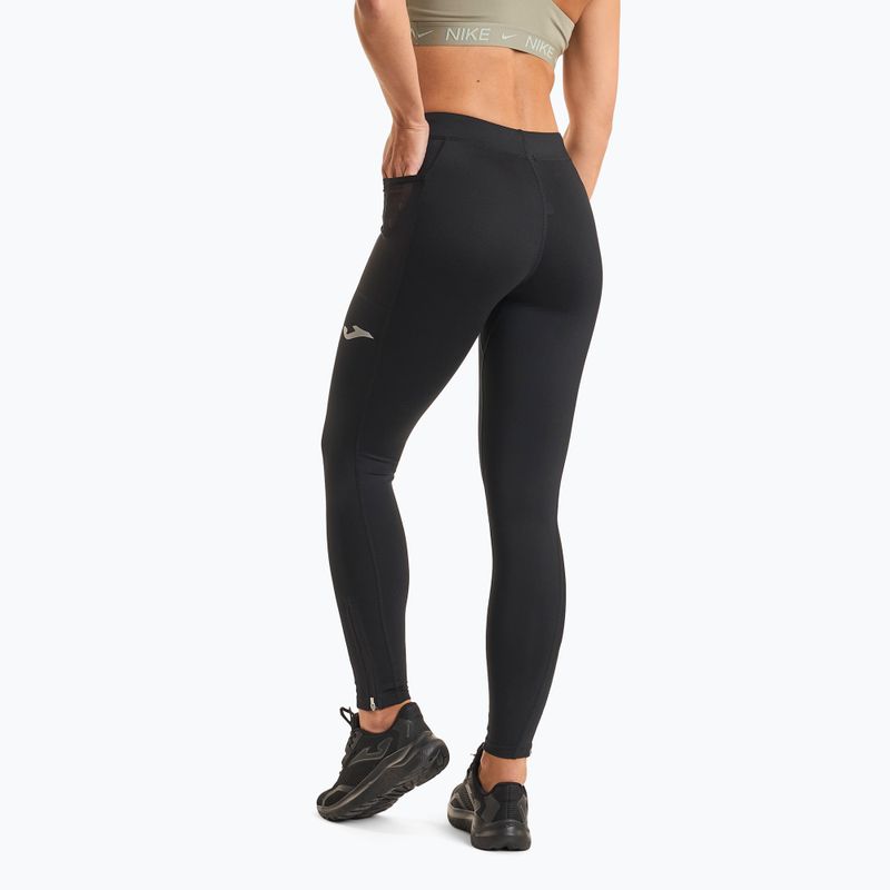 Joma Elite X Long Tights leggings da corsa nero 2