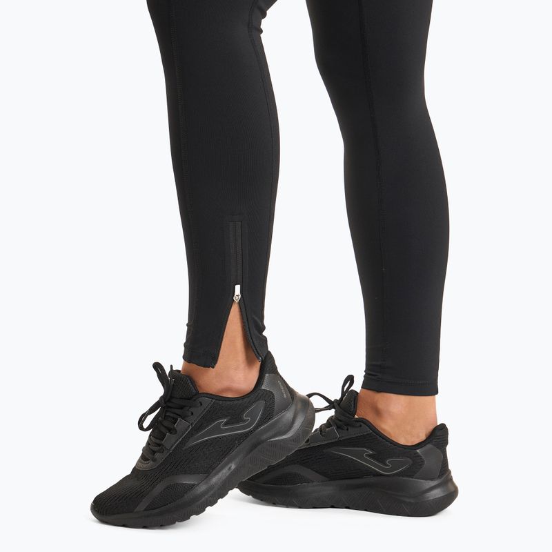 Joma Elite X Long Tights leggings da corsa nero 4