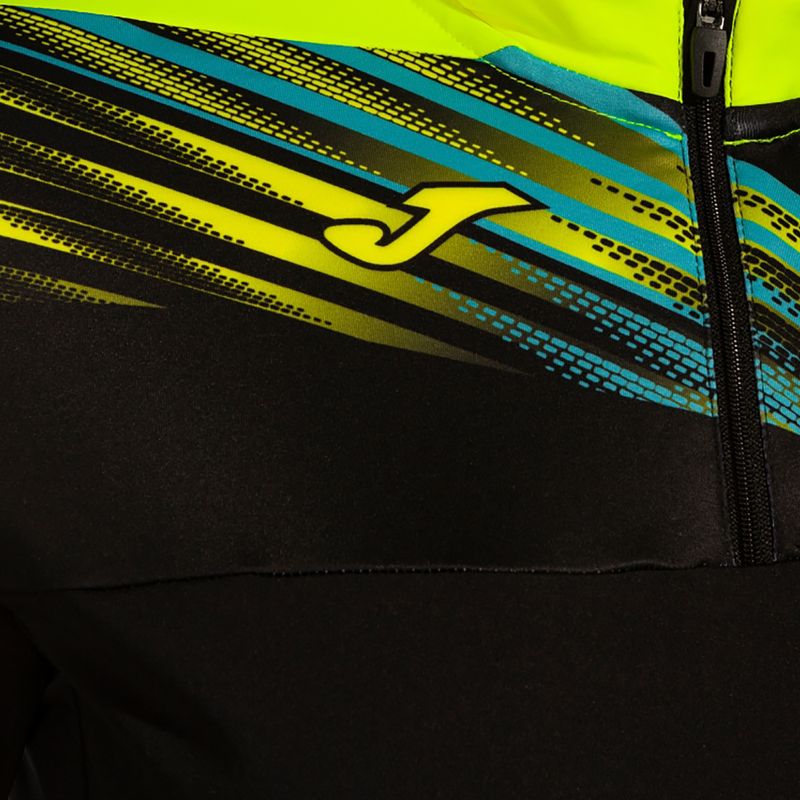 Felpa da running Joma Elite X donna nero/giallo fluo 8