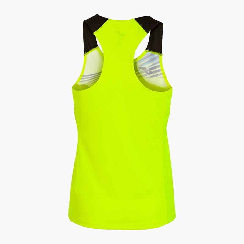 Canotta donna Joma Elite X fluor giallo/nero 2